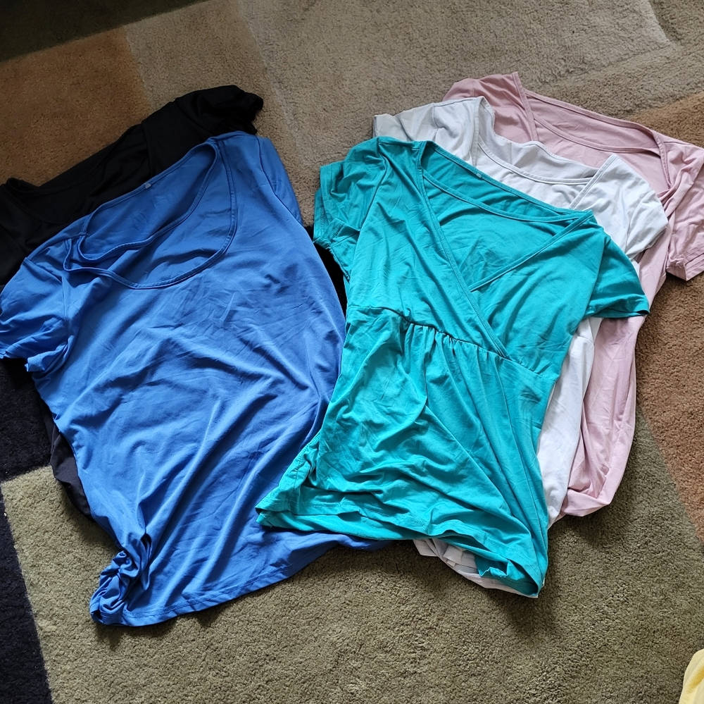 Large nursing maternity top lot